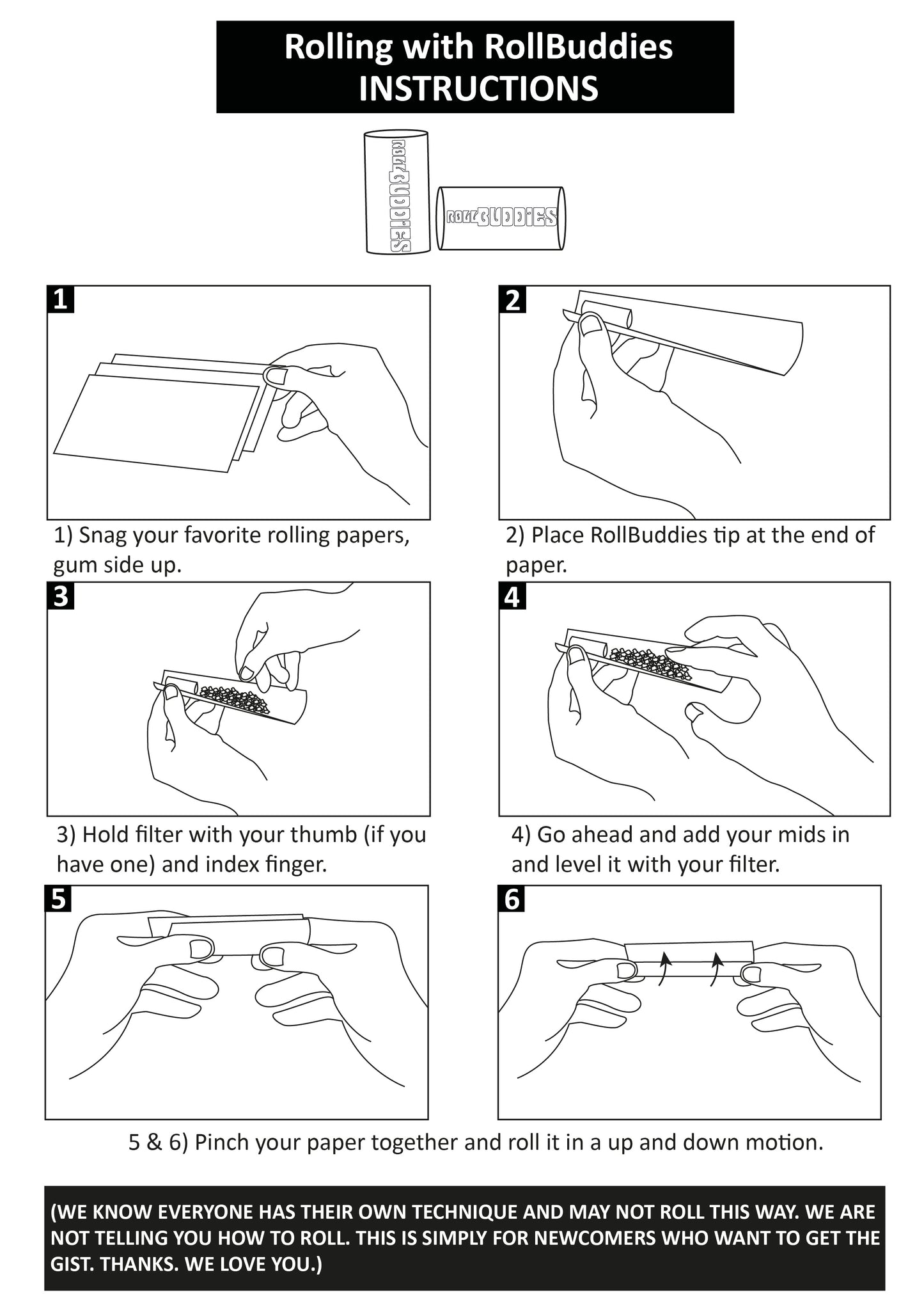 RollBundle Tips (50 Ct Mixed Assortment)